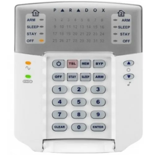 Paradox tastatura K32+ LED sifrator do 32 zone