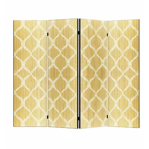 Paravan Lux gold 4 Krila 260x175cm