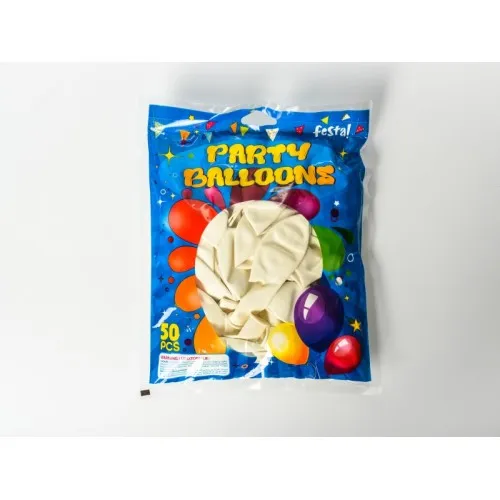 Party baloni beli 50komada