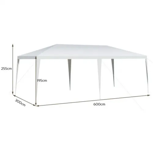 Paviljon 6x3m Bez Stranica 3x6x2,55m