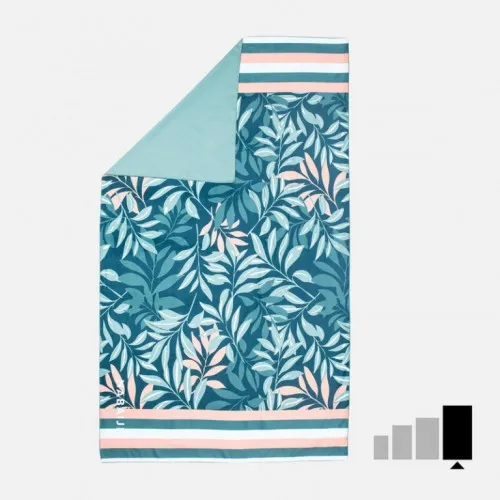 Peškir od mikrovlakana XL sa printom 110x175cm tirkiz