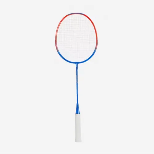 Plavo-crveni dečji aluminijumski reket za badminton BR100 90 g