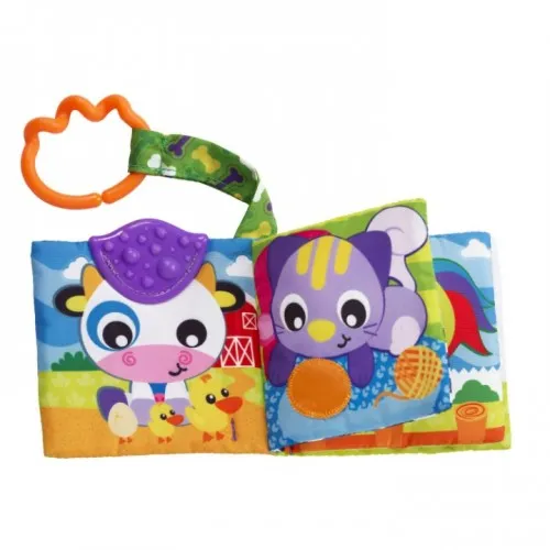 Playgro knjiga za zubiće dan na farmi