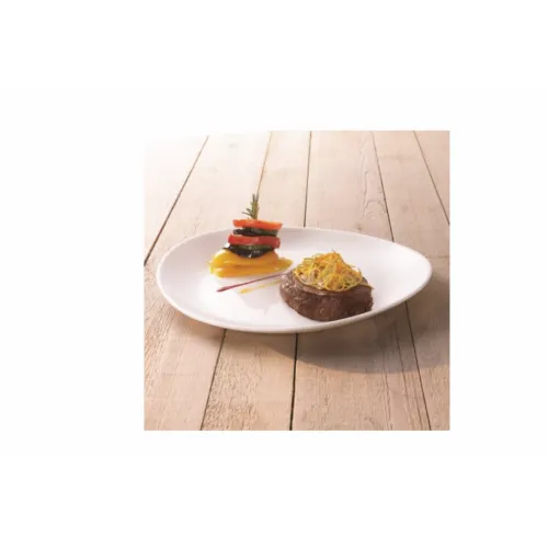 Plitki ovalni tanjir beli Luminarc Frend’s time steak 30×26cm
