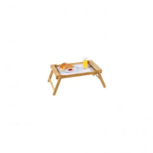 Poslužavnik za serviranje sa sklopivim nogama 59x33x24cm bambus