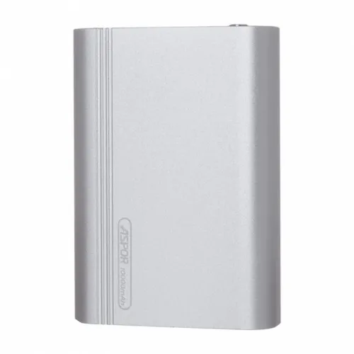 Power Bank Aspor A329 10000 mAh srebrna