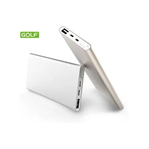Power bank GOLF EDGE5 5000mAh silver 2xUSB