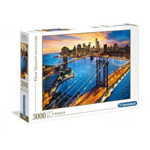 Puzzle 3000 hqc new york  Clementoni