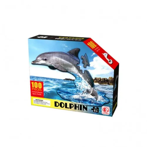Puzzle U Obliku Životinje  Delfin 100 Delova
