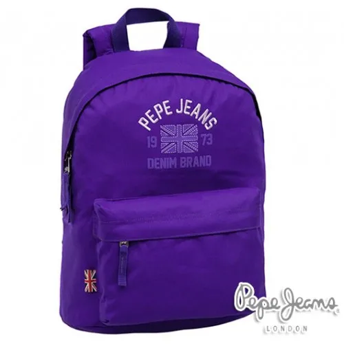 Ranac za školu Pepe Jeans Denim Brand Purple