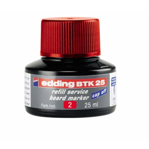 Refil za board marker Edding BTK 25 ml Crveni