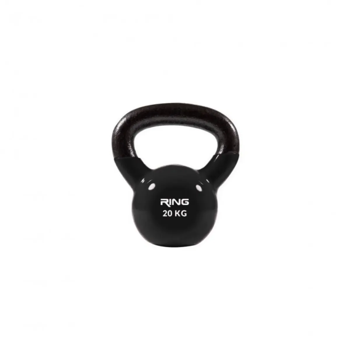 RING Kettlebell 20kg metal+vinyl RX DB2174-20 black