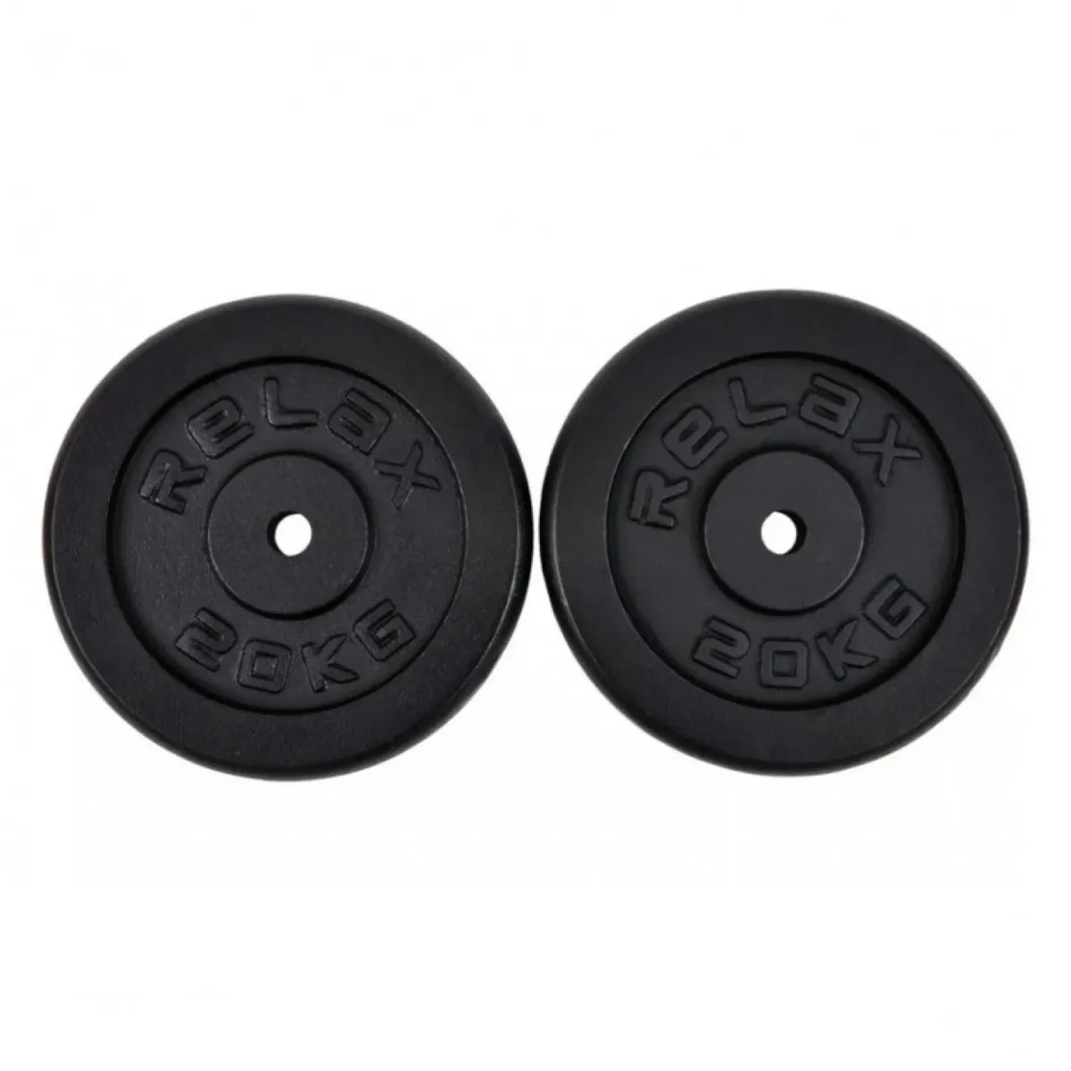 RING Tegovi 2x20kg crni standardni liveni RX PLO1-20