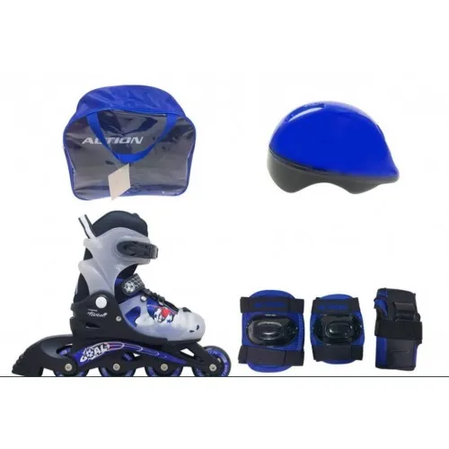 Roler pw-116a goal plavi set pvc abec5 m(34-37)