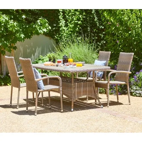 Sageby sto D200cm+4 kagerup stolice