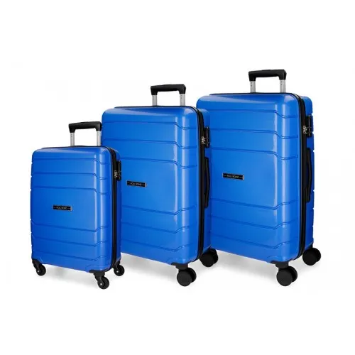 Set kofera 3/1 55/65/75cm sa 4 dupla točkića Plavi