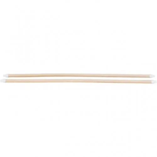 Set od 2 drvene motke 55cm 12mm sa plast držacima
