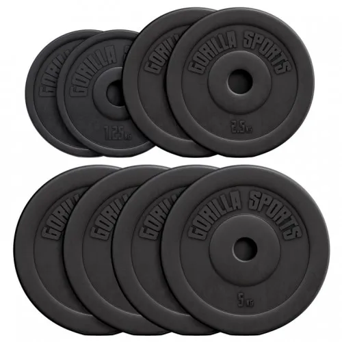 Set tegova obloženih plastikom 27,5 kg