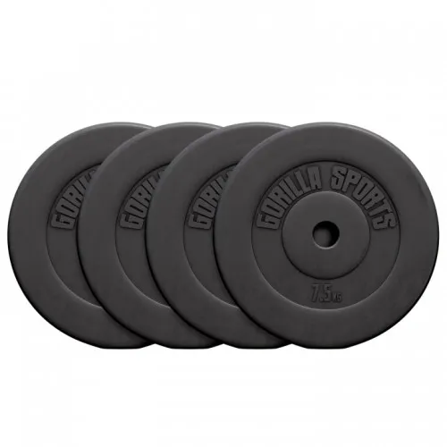 Set tegova obloženih plastikom 30 kg (4 x 7,5 kg)