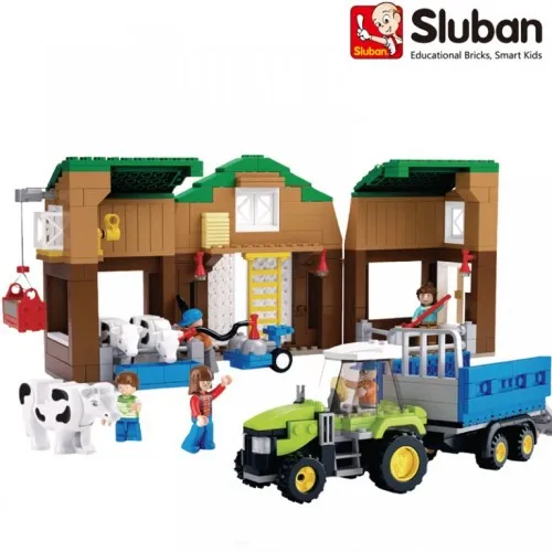 Sluban kocke Štalica za krave 512 kom