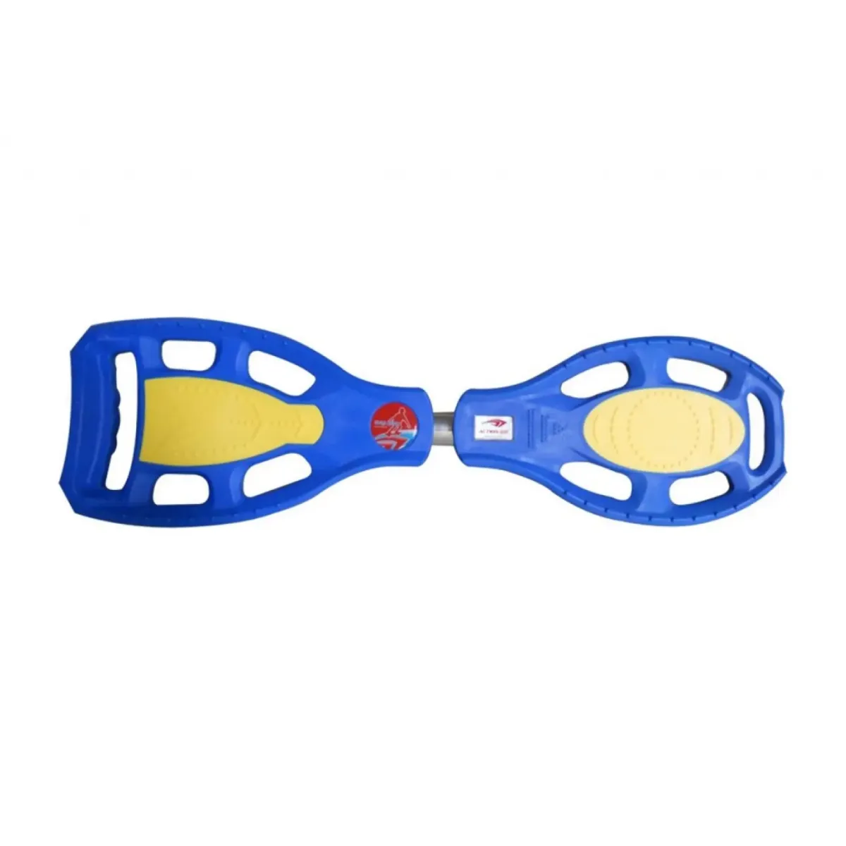 Snake board pw-502 abec-7 pu svetleći točkići žuto plavi