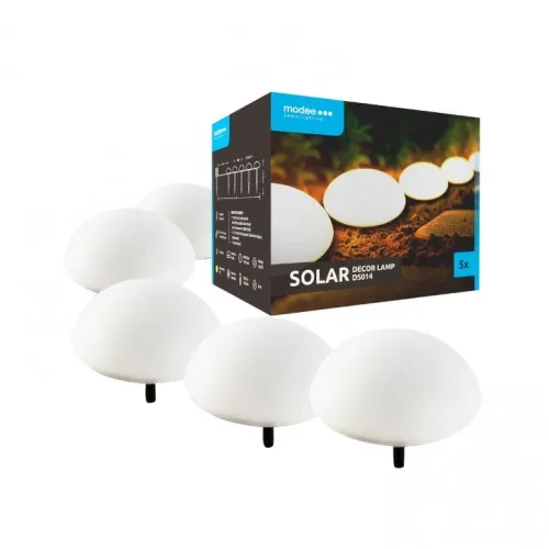 Solarna baštenska lampa - 5 kom