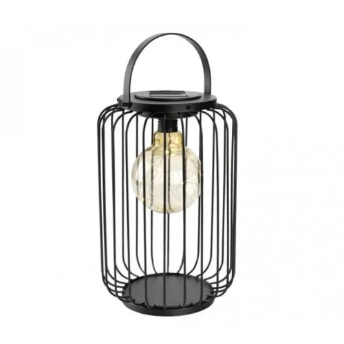 Solarna lampa Ruge Ø18xV26 Crna