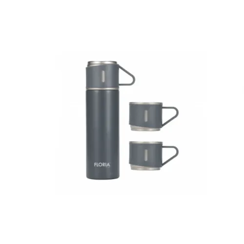 Termos boca 500ml  3 šolje set sivi Zilan zln0745