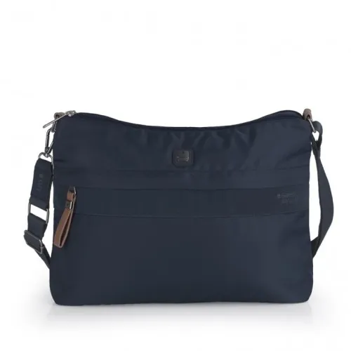 Torba na rame ženska 33x24x9 cm Essens Gabol plava