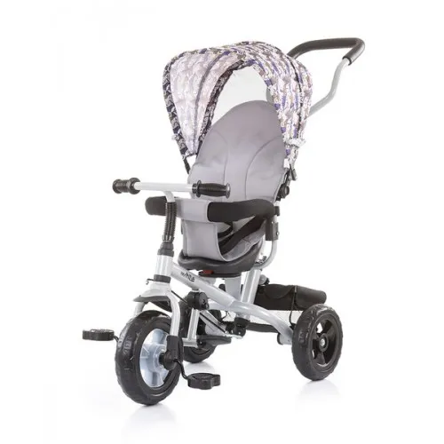 Tricikl 3 u1 Chipolino Max Ride sa rotirajućim sedištem Sivi