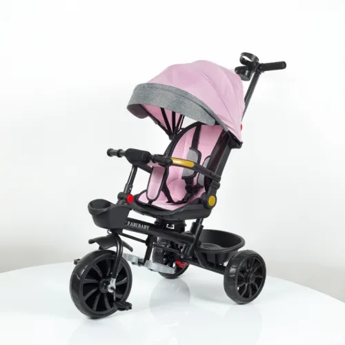 Tricikl za decu sa rotirajućim sedištem I ležećim položajem SM-25202 Roze