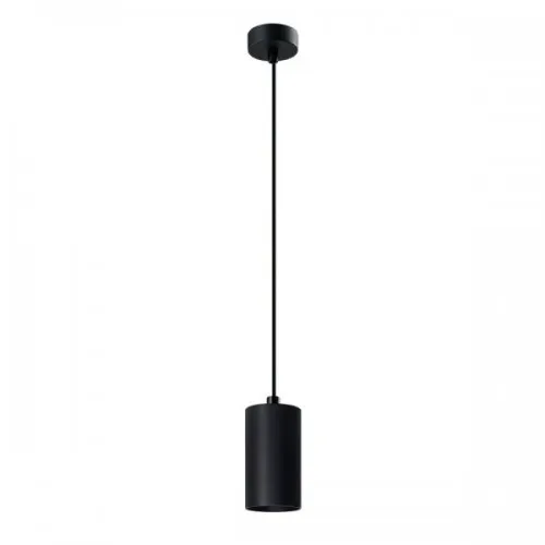 Tubo Viseća Lampa Crna 1x25W GU10 klosz 10cm