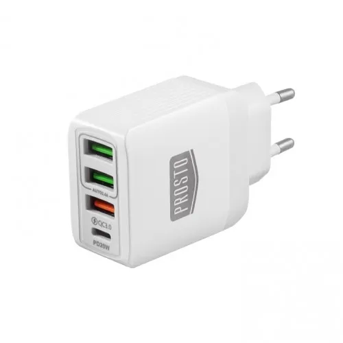 Univerzalni brzi punjač 1xPD TYPE-C+1xQC+2xUSB