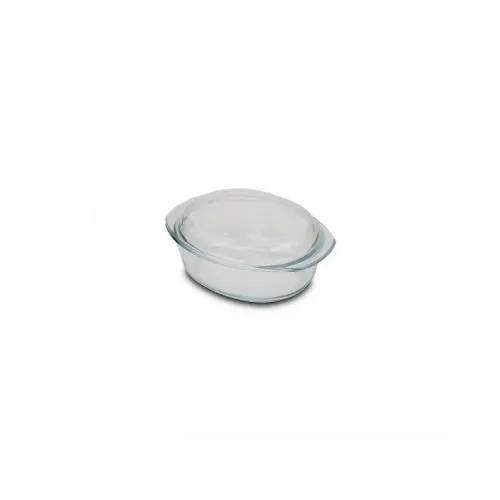 Vatrostalna staklena posuda sa poklopcem 3.5l Nava nv10-143-107