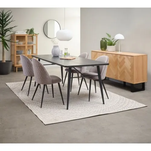 Vitrina geogor 2 vrata hrast