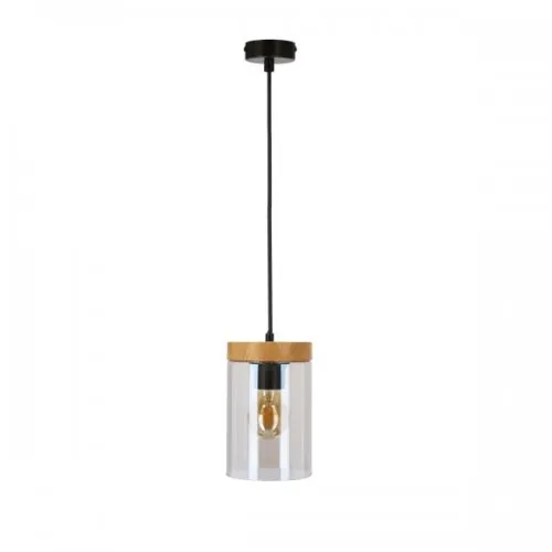 Wels Visilica Crna + Drvo1x40W E27