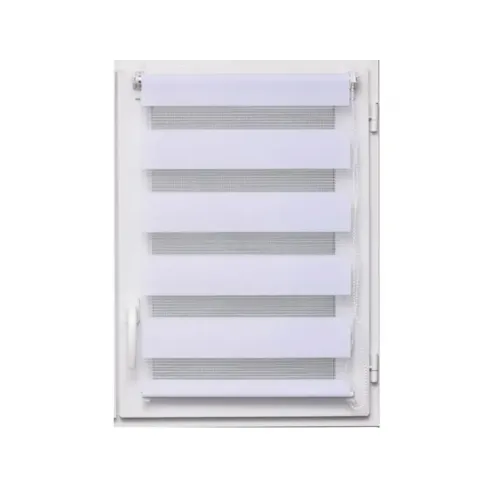 Zavesa rolo zebra 120x180 cm bela