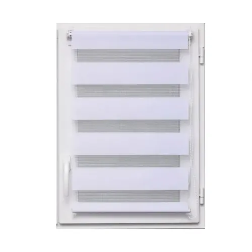 Zavesa rolo zebra 60x90 cm bela