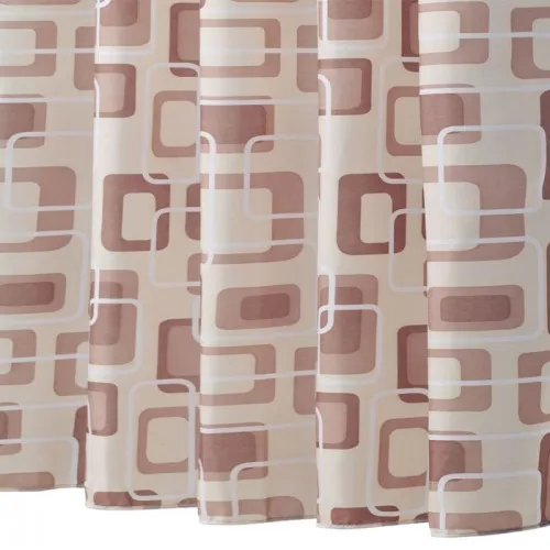 Zavesa za kadu BROWN BLOCK 150 cm x 200 cm