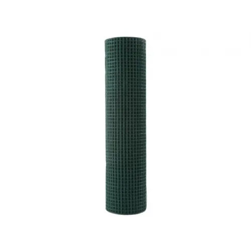Zicana ograda zelena varena kvadratna l- 10m h- 51cm rupa 13x13mm deblji.žice 0.8-1.2mm