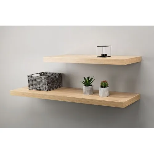 Zidna polica Alend 120x24 boja svetao hrast