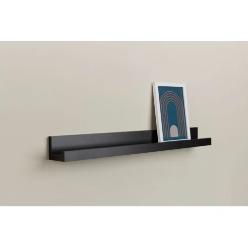 Zidna polica za slike crna