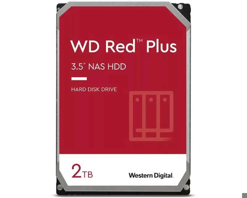 2TB 3.5 inča SATA III 64MB WD20EFPX Red Plus hard disk hard disk