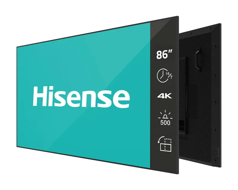 86 inča 86GM50D 4K UHD 500 nita Digital Signage Display - 18/7 Operation