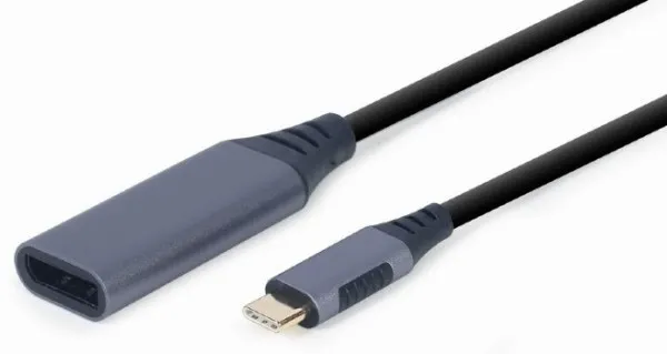 A-USB3C-DPF-01 Gembird USB Type-C to DisplayPort male adapter space grey A