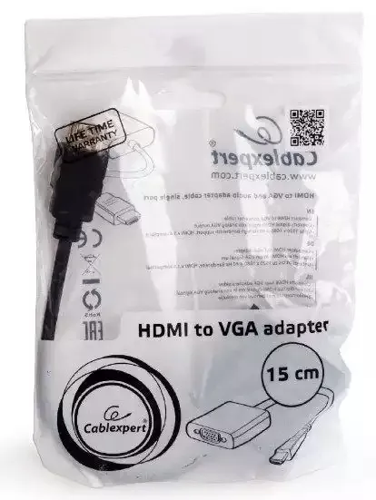 Adapter HDMI/M - VGA/F + Audio Gembird HDMI-VGA-03 003