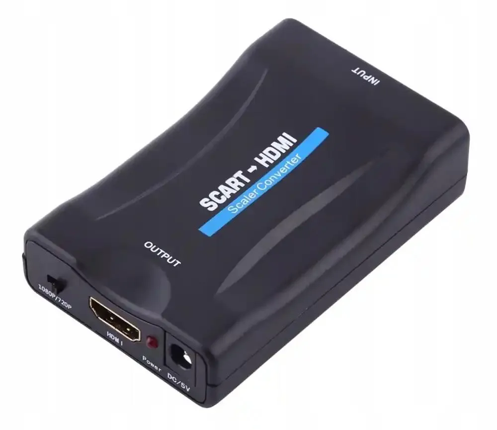Adapter konverter Scart -HDMI 720/1080p Kettz S2H-013
