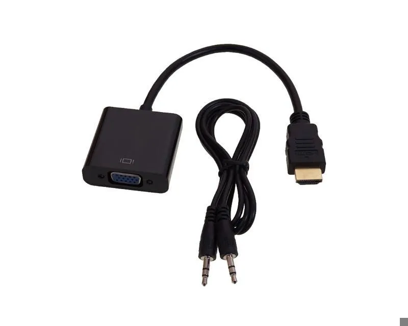 Adapter-konvertor HDMI na VGA+Micro+Audio (m/ž)