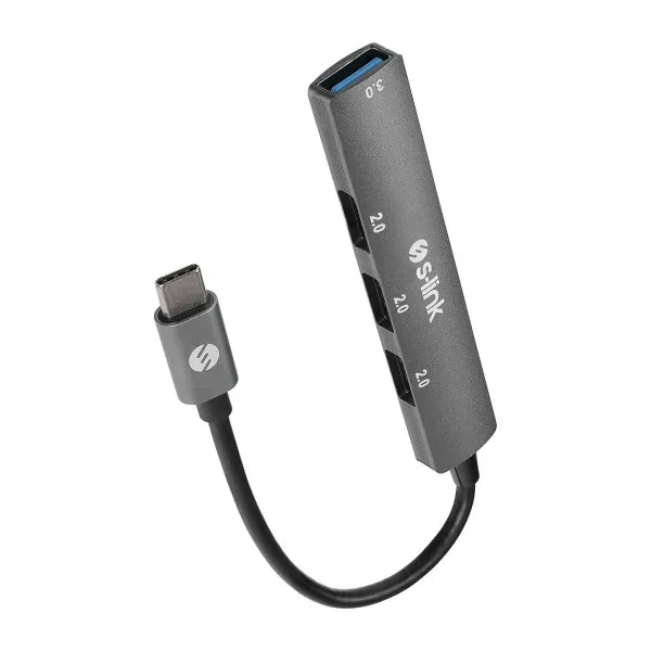 Adapter S-link SW-U324 USB 3.0 na USB-C 3 port USB 2.0