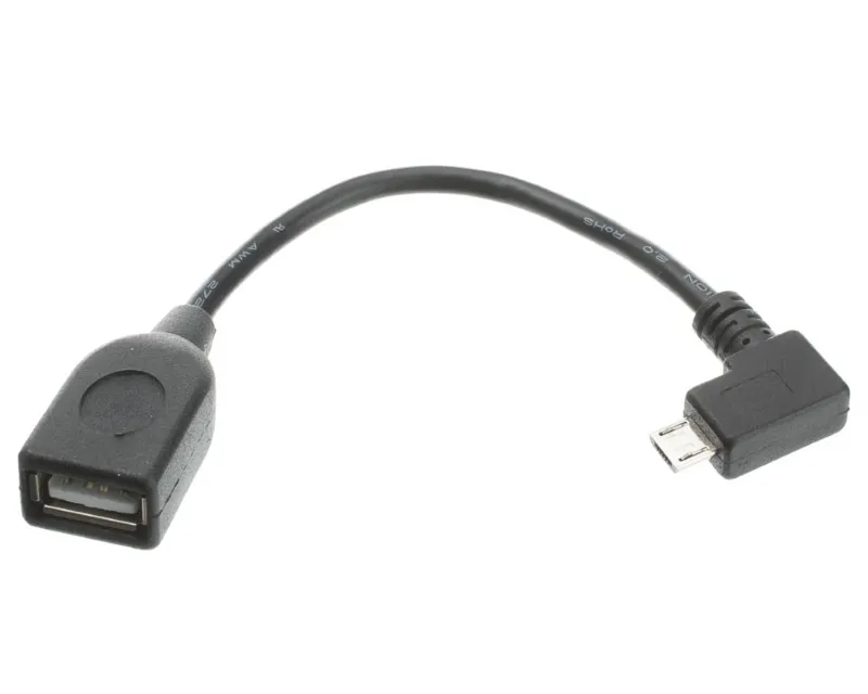 Adapter USB 2.0 (F) - Micro 5pina (M) - OTG 0.15m